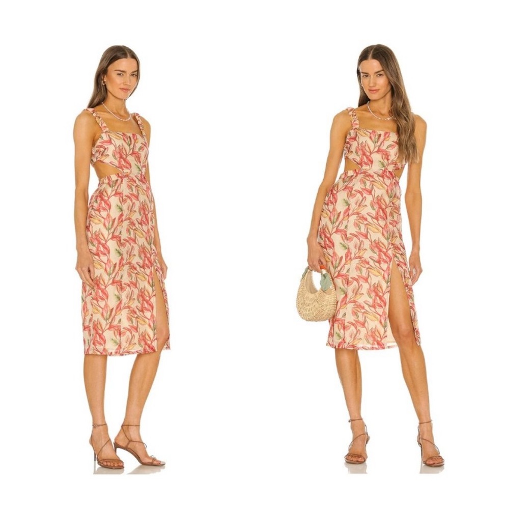 Lovers + Friends Bosworth Midi Dress xs